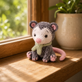 Handmade Crochet Otter Plush with Scarf – Cute Nursery Decor Gift