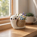 Crochet Snail with Flower – Handmade Amigurumi Plush