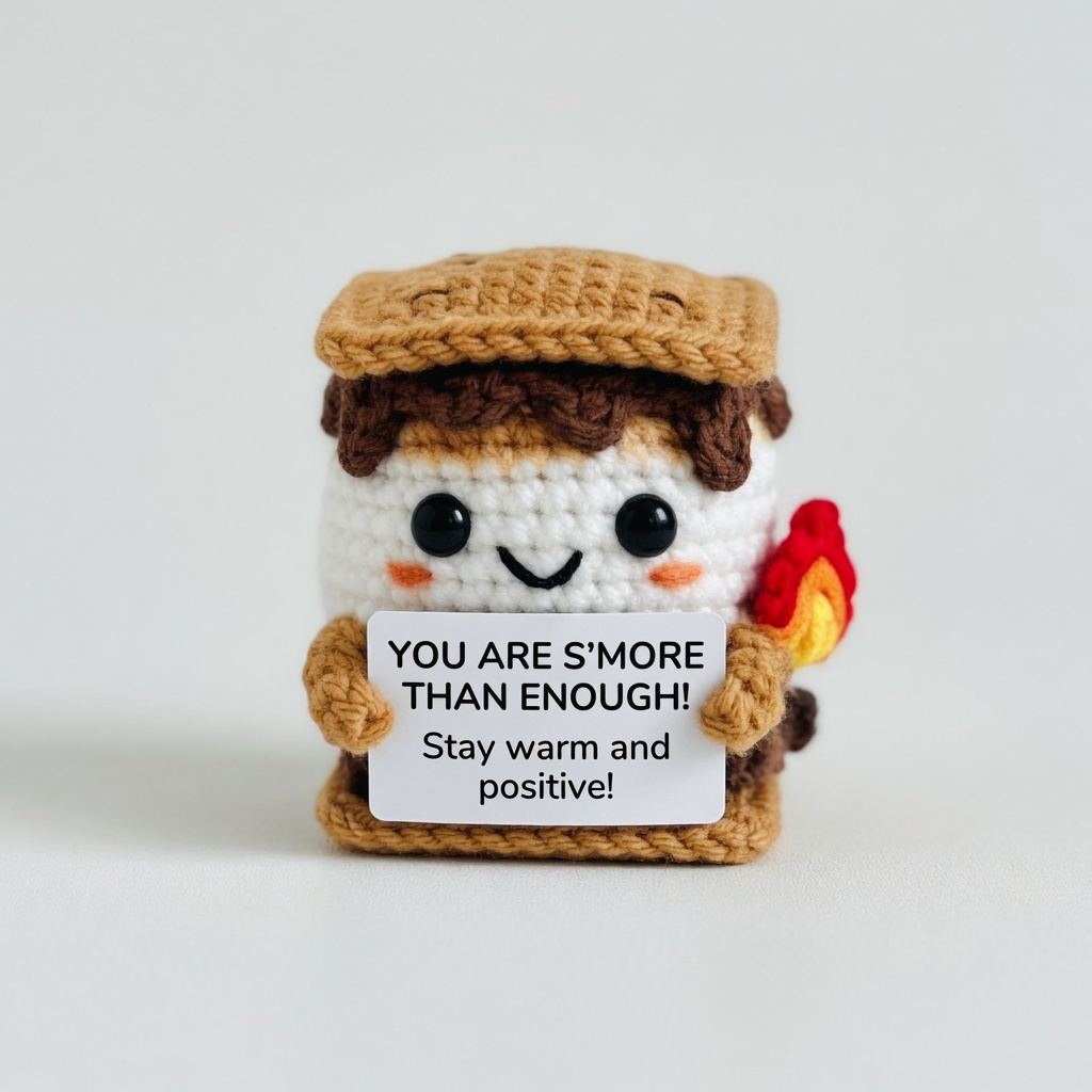 Positive Crochet Gifts – Handmade Amigurumi Desk Decor Collection