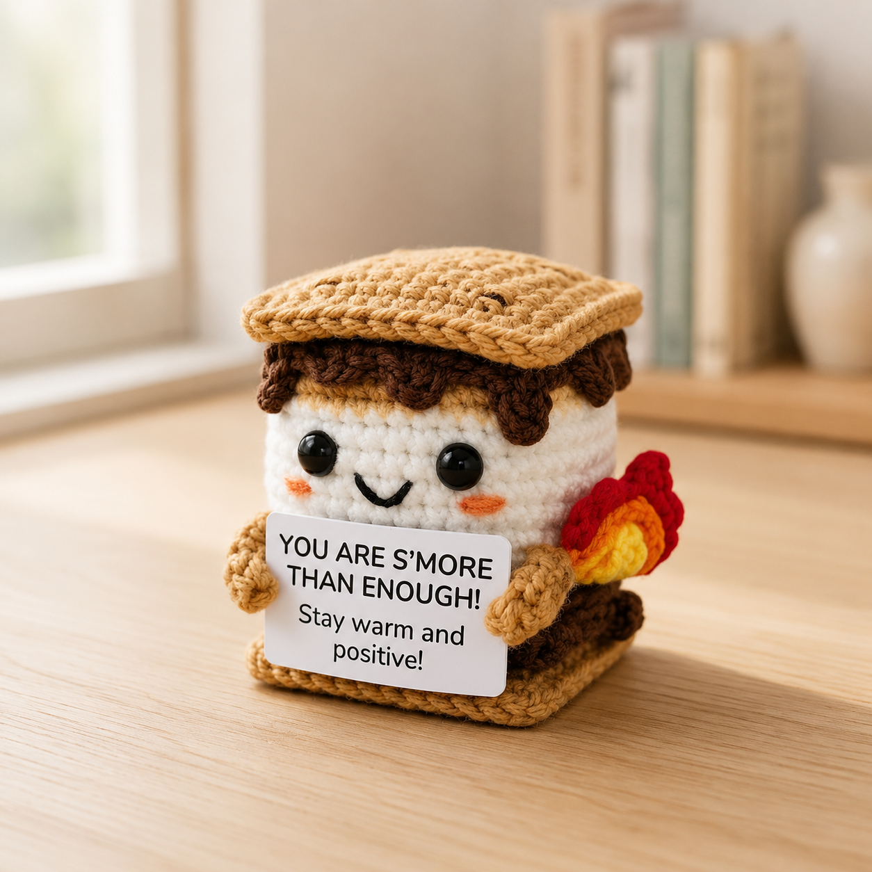 Positive Crochet Gifts – Handmade Amigurumi Desk Decor Collection