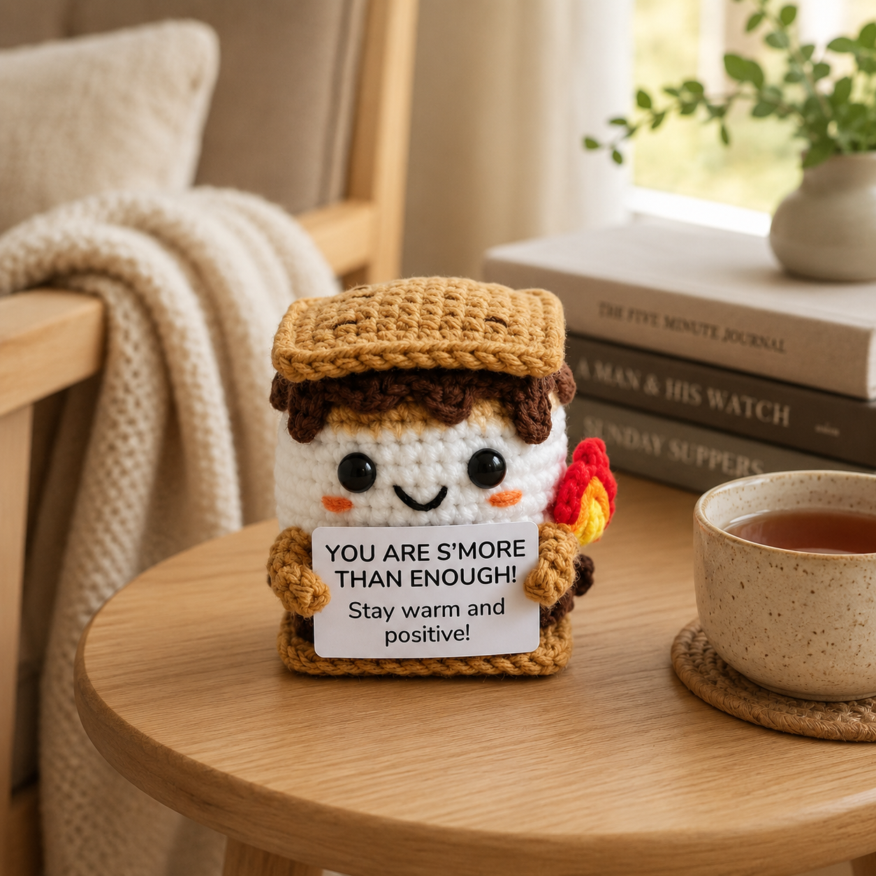 Positive Crochet Gifts – Handmade Amigurumi Desk Decor Collection