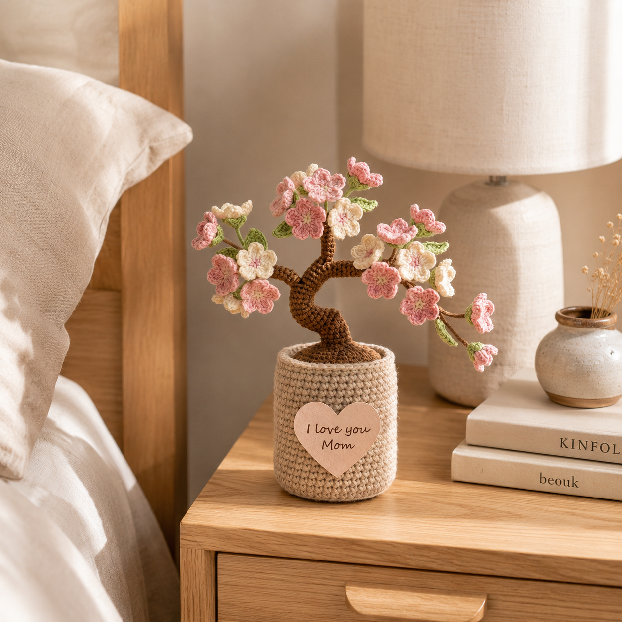 Crochet Cherry Blossom Tree – Handmade Sakura Flower Pot